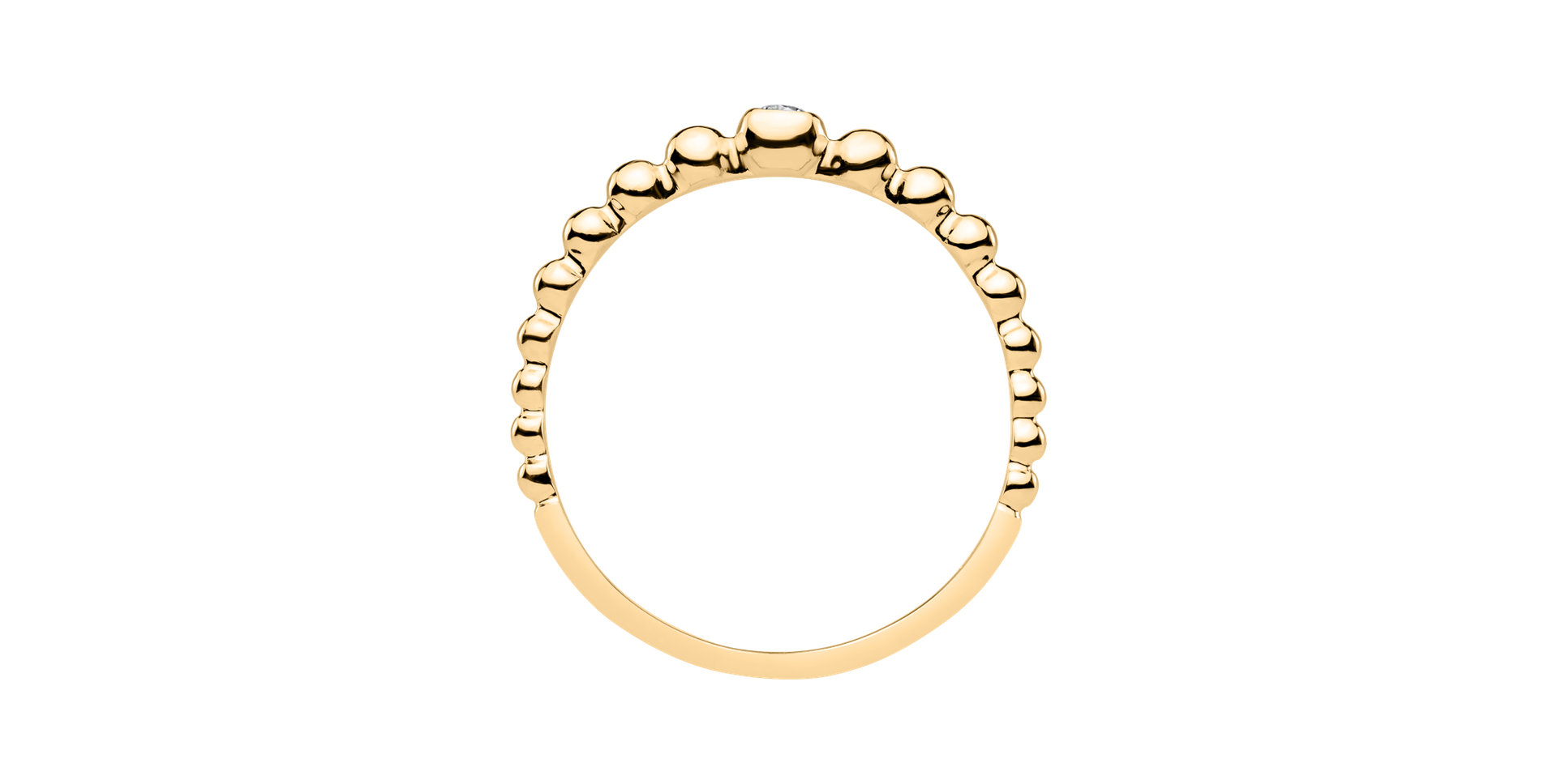 Prsteň s diamantom Shiny Dots