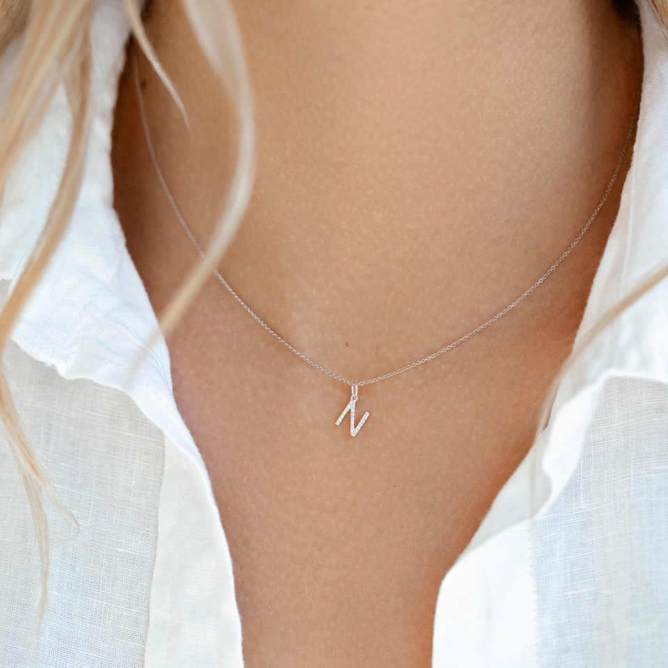 Prívesok s diamantmi Line Glitter  J