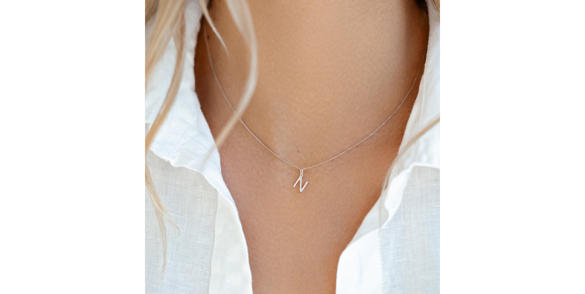 Prívesok s diamantmi Line Glitter Y