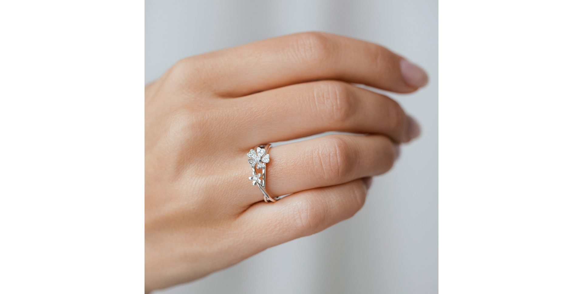 Prsteň s diamantmi Beautiful Meadow