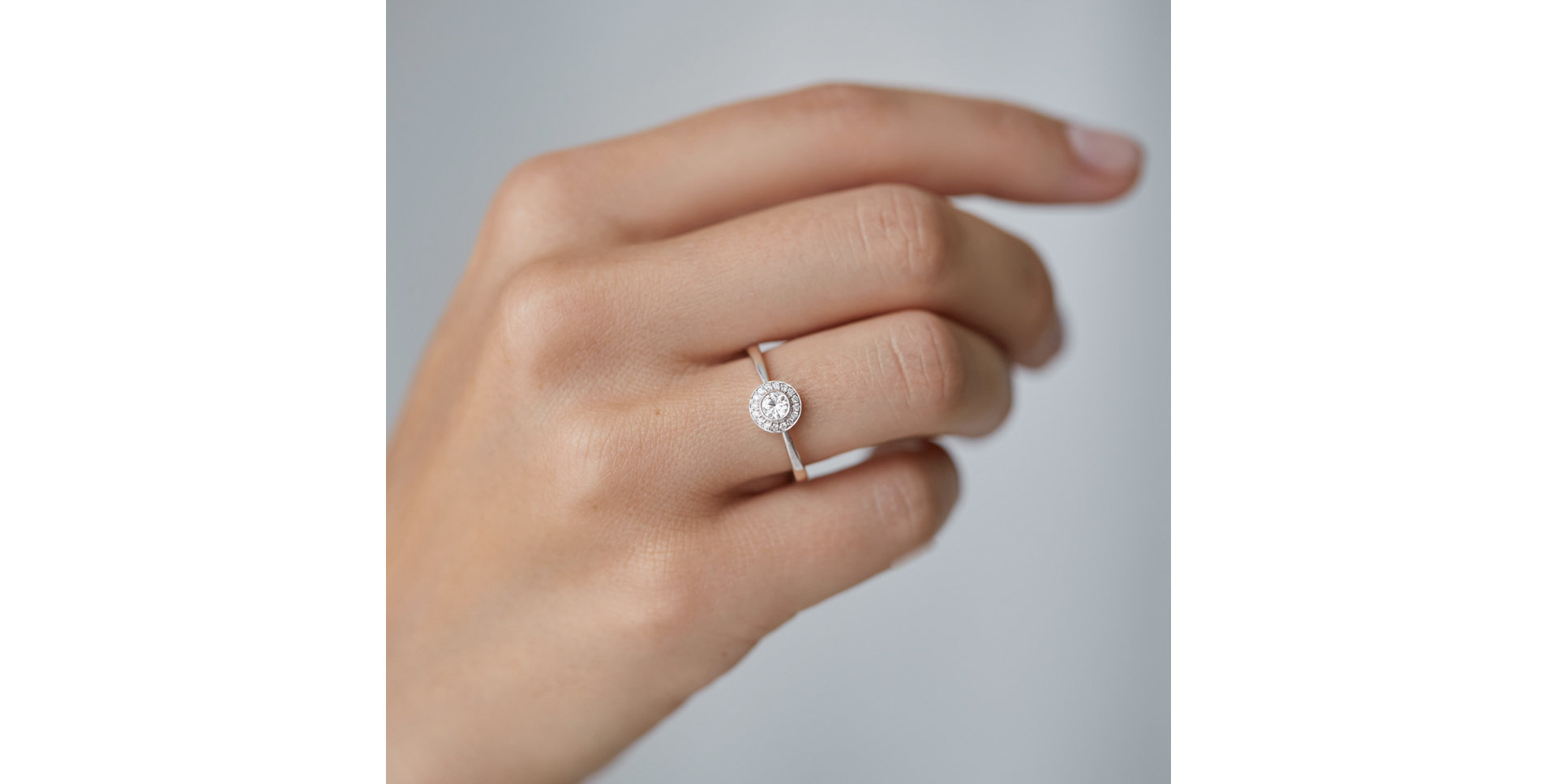 Prsteň s diamantmi Sun Highness