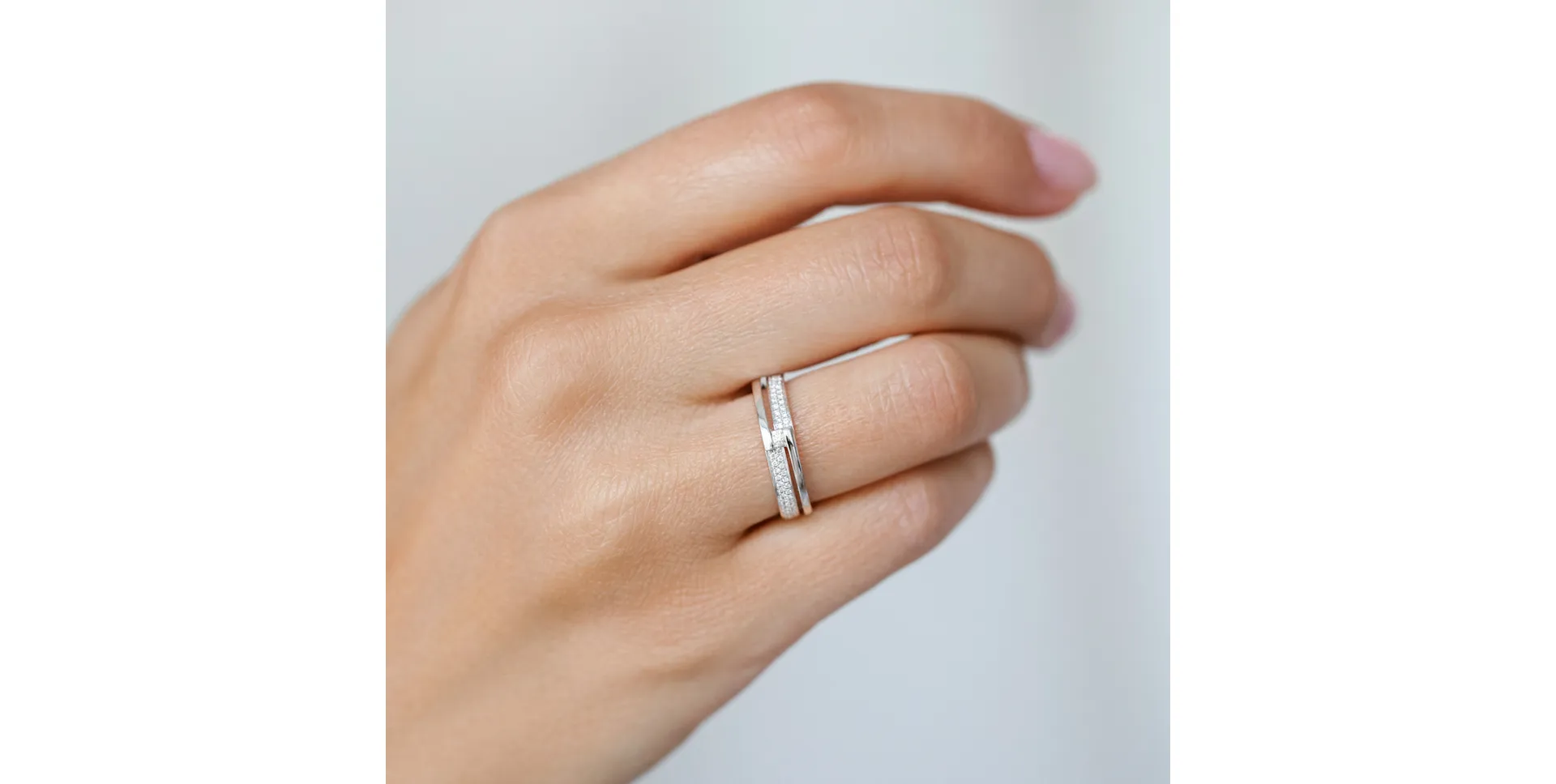 Prsteň s diamantmi Sparkling Andromeda