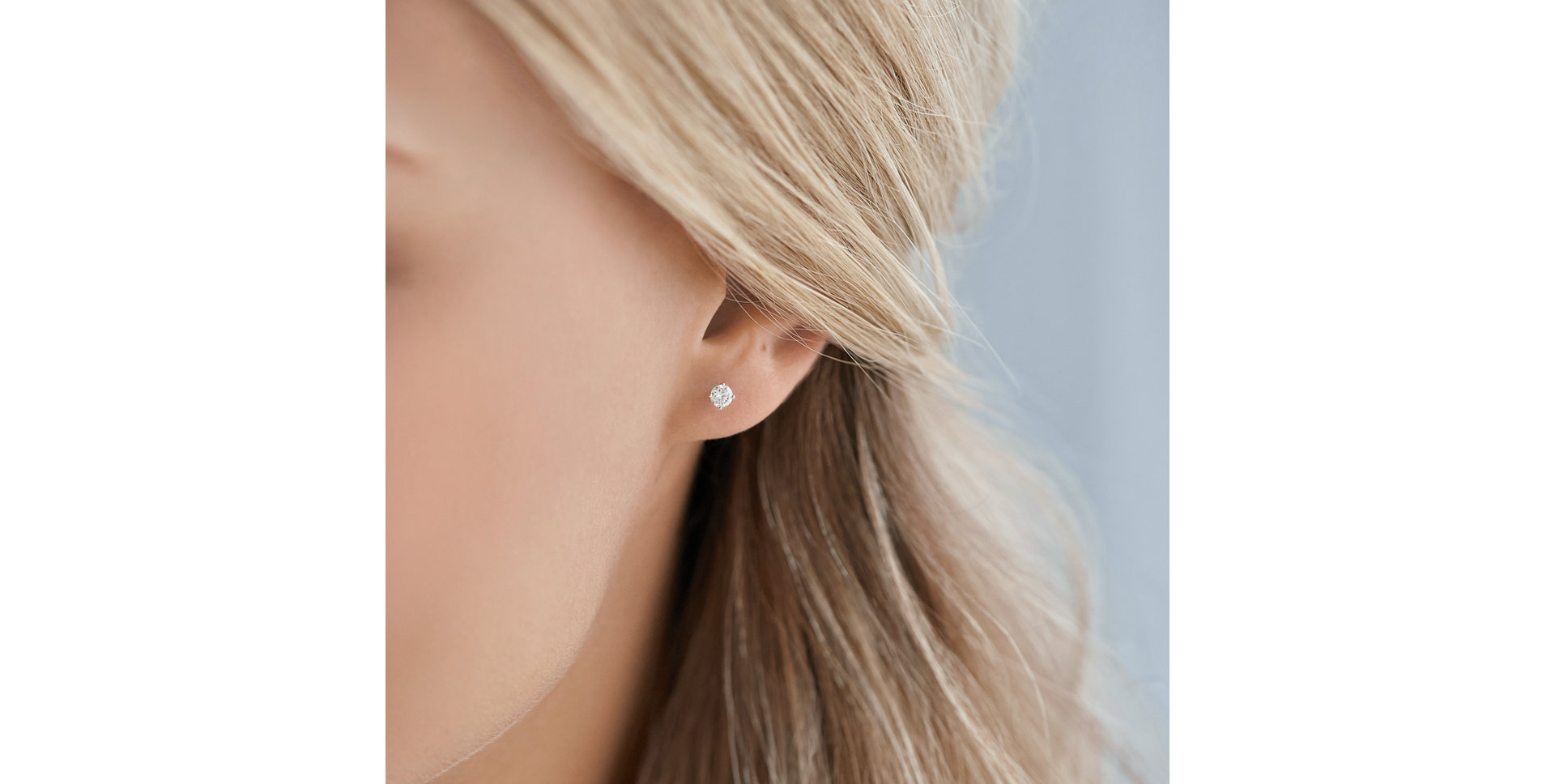 Náušnice s diamantom Essential Shine