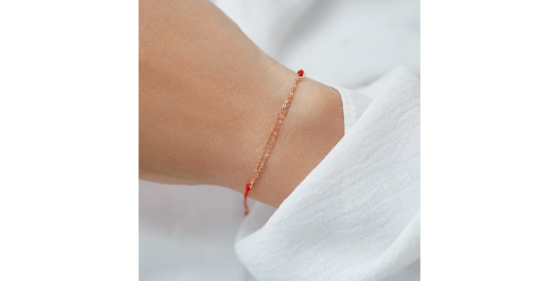 Dámsky náramok so šnúrkou Sparkling Chain