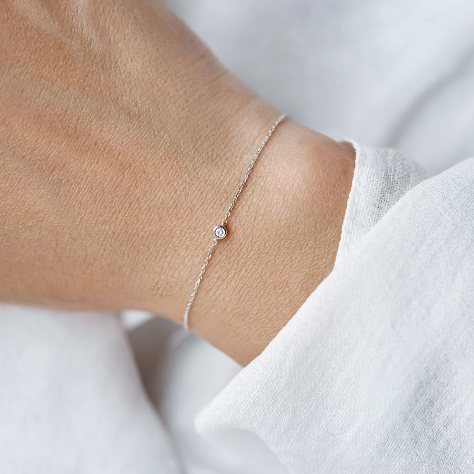 Náramok s diamantom Sparkling Dots