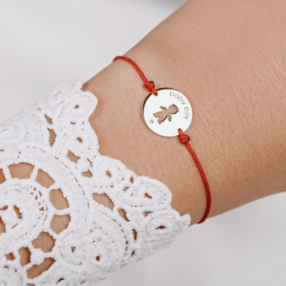 Náramok s diamantom Baby Boy