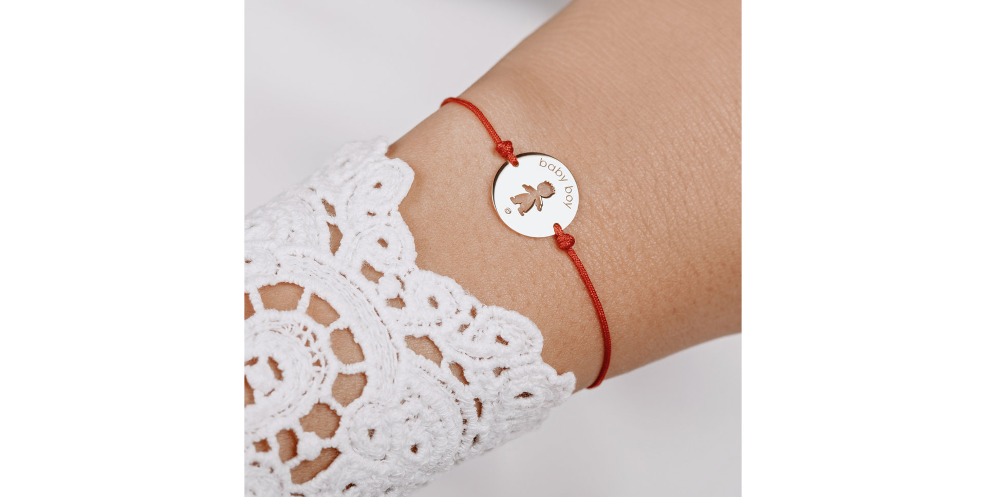 Náramok s diamantom Baby Boy