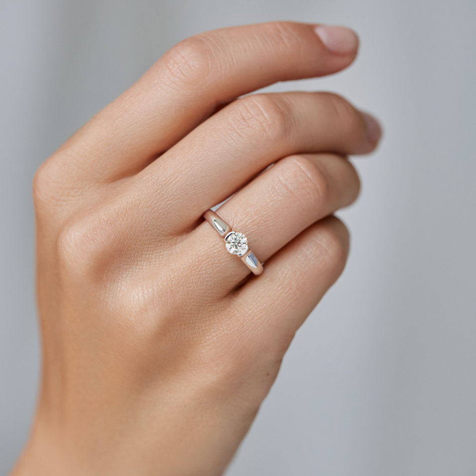 Prsteň s diamantom Brilliant Love