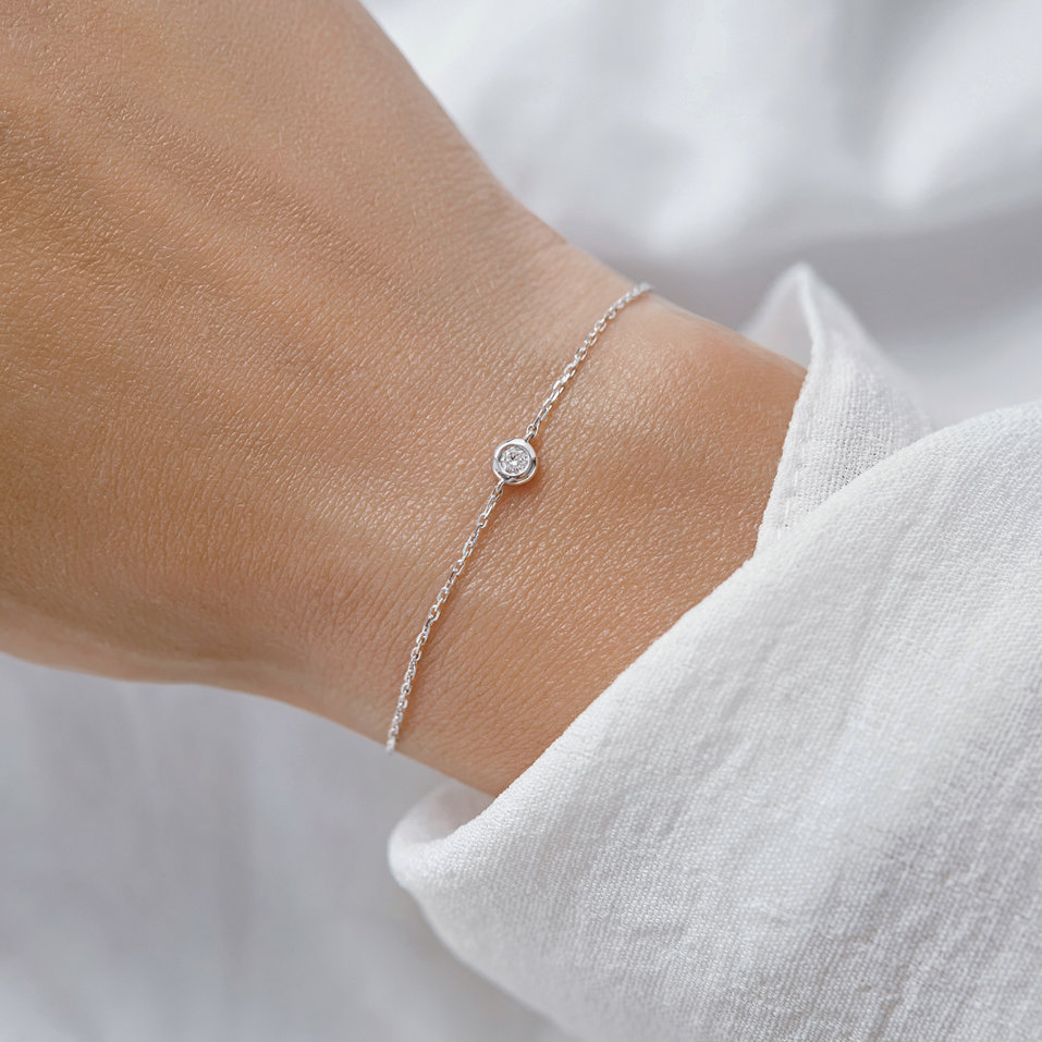 Náramok s diamantom Sparkling Dots