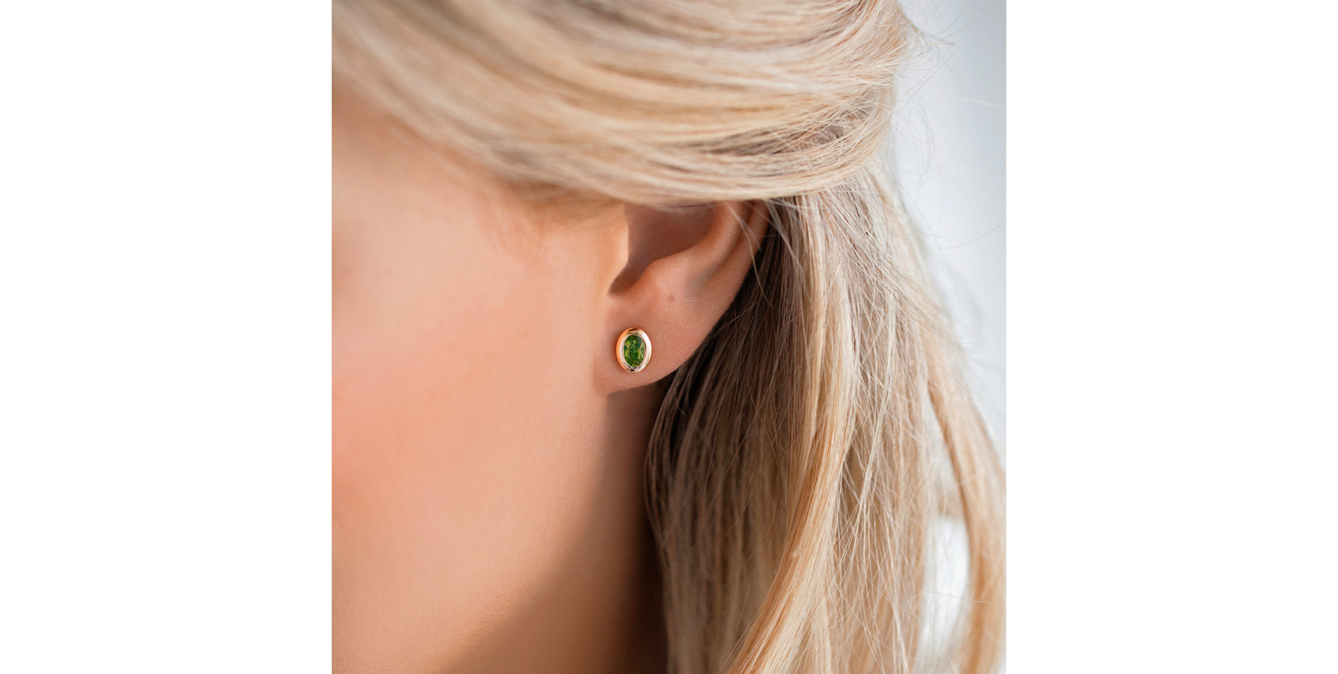 Náušnice s ametystom green Sweet Candy