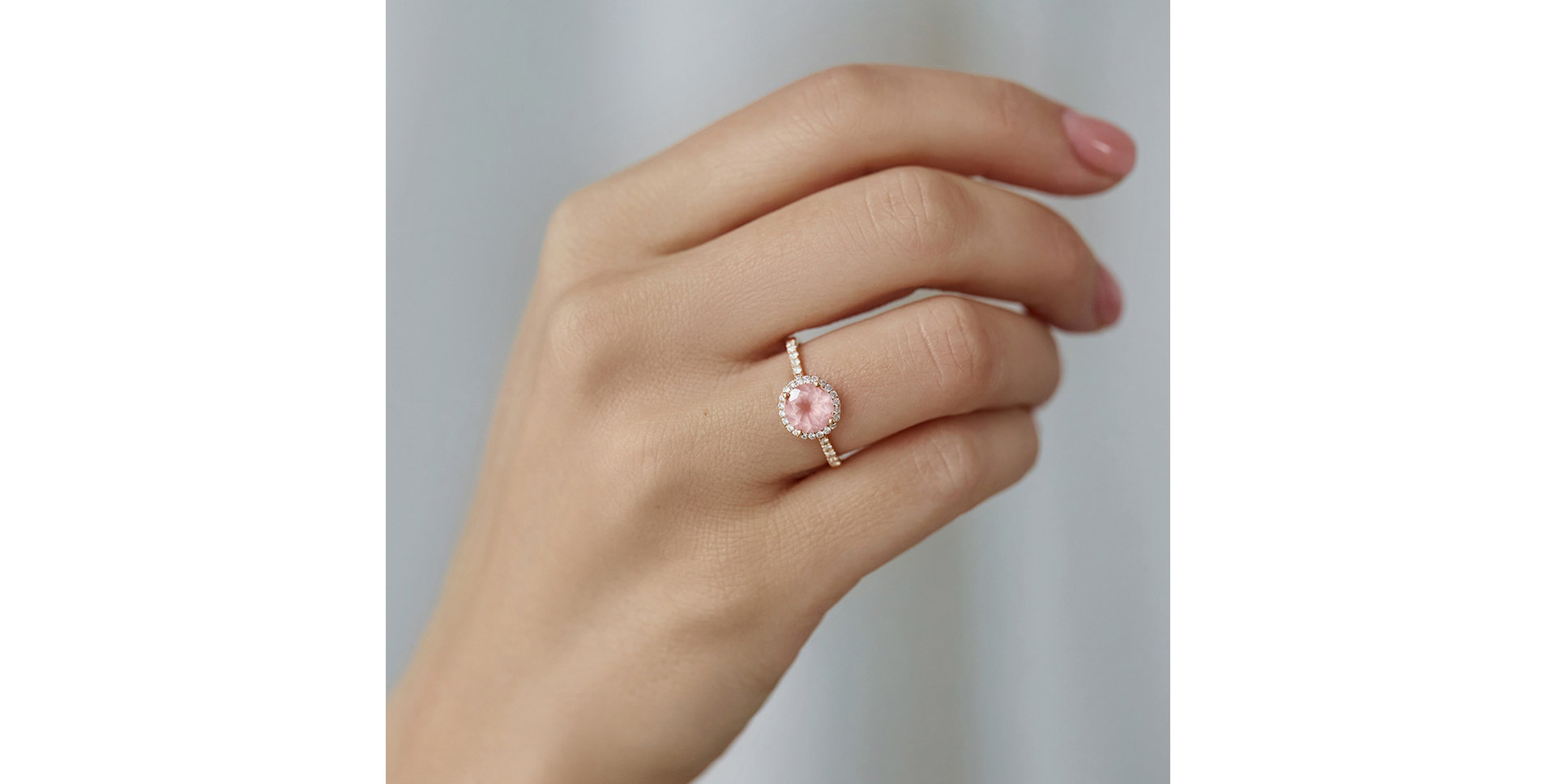 Prsteň s diamantmi a ametystom brazil Sparkly Bonbon