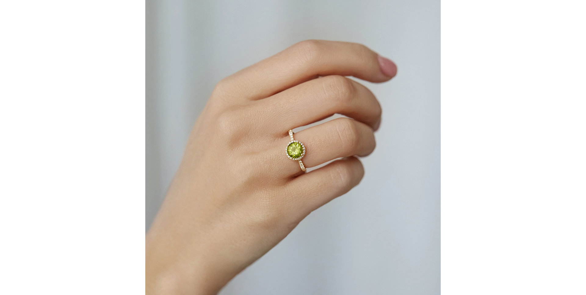 Prsteň s diamantmi a topásom sky Sparkly Bonbon