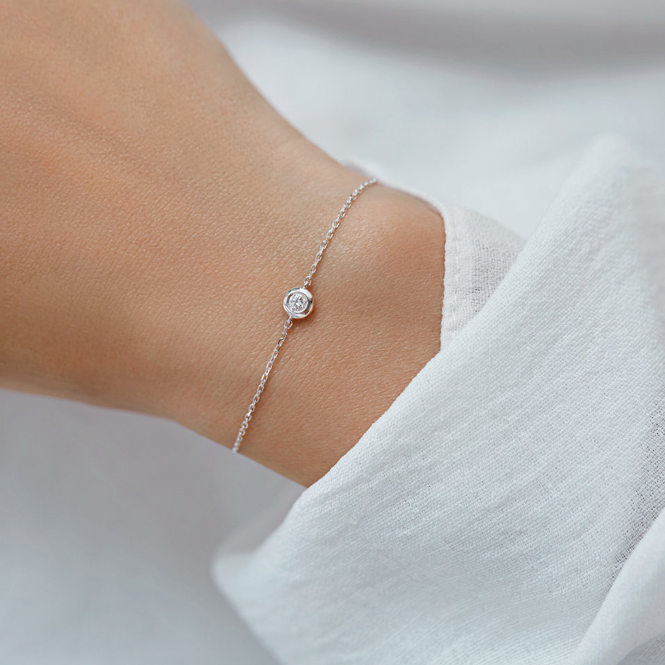 Náramok s diamantom Sparkling Dots