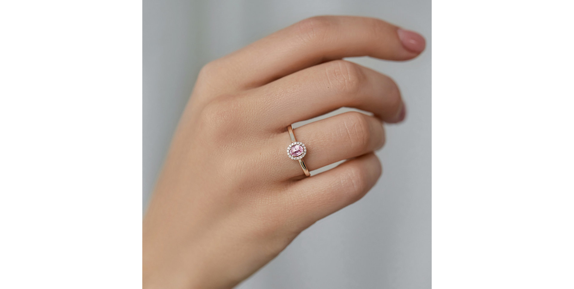 Prsteň so zafírom a diamantmi Princess