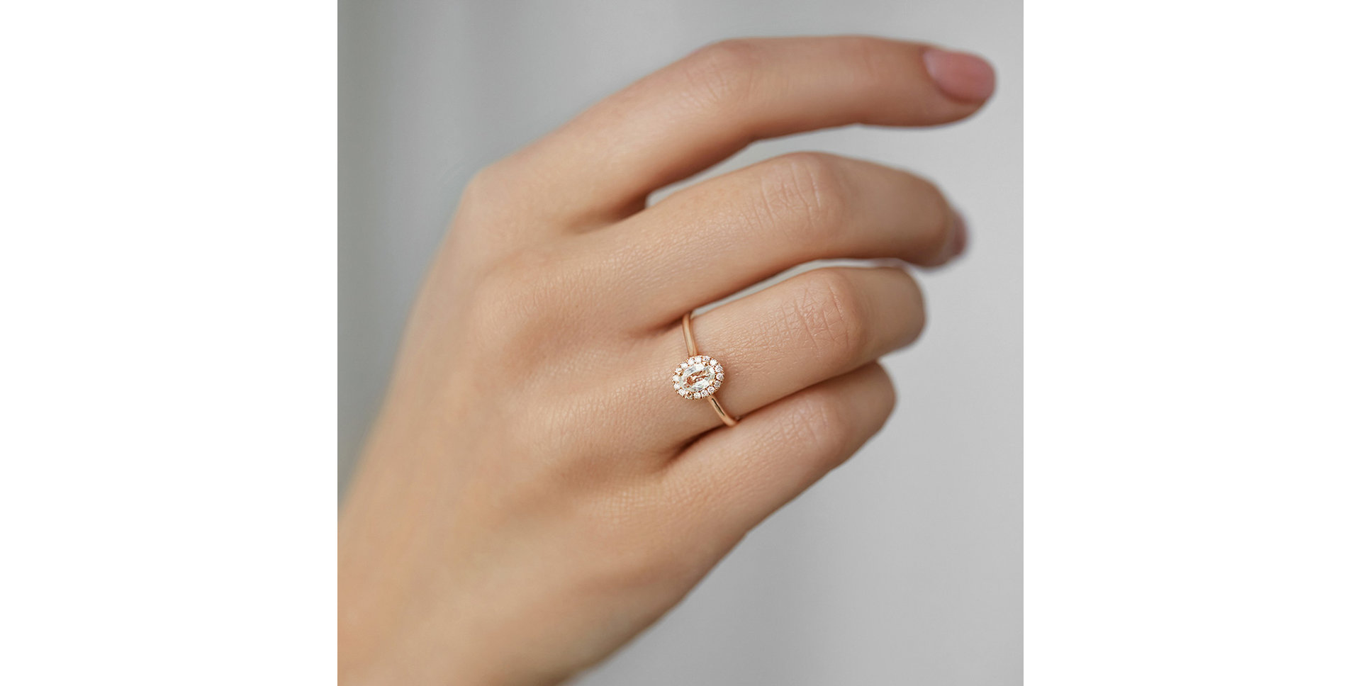 Prsteň s diamantmi a zafírom Princess