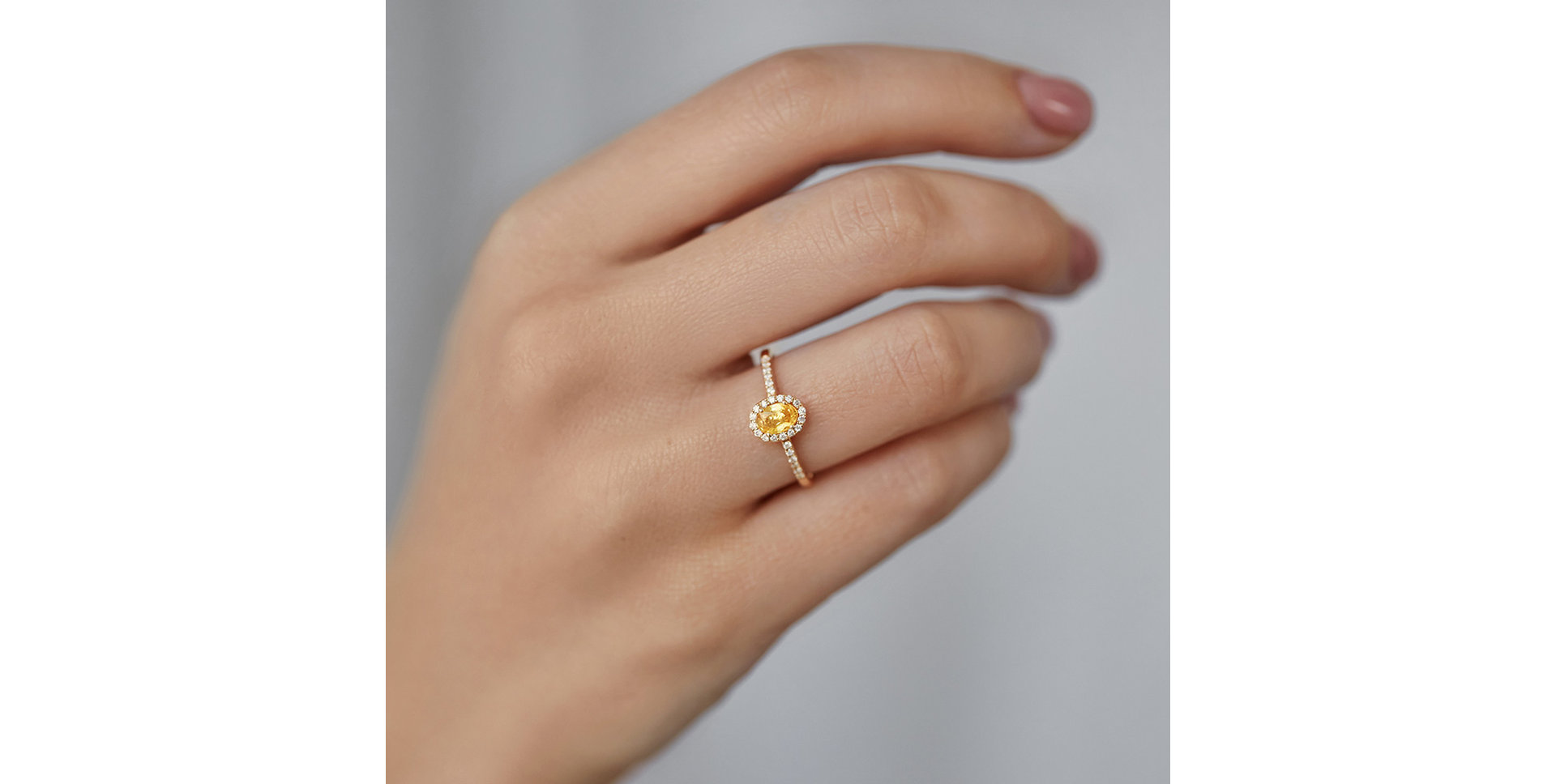 Prsteň s diamantmi a zafírom Princess