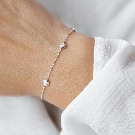 Náramok s diamantmi Sparkling Dots