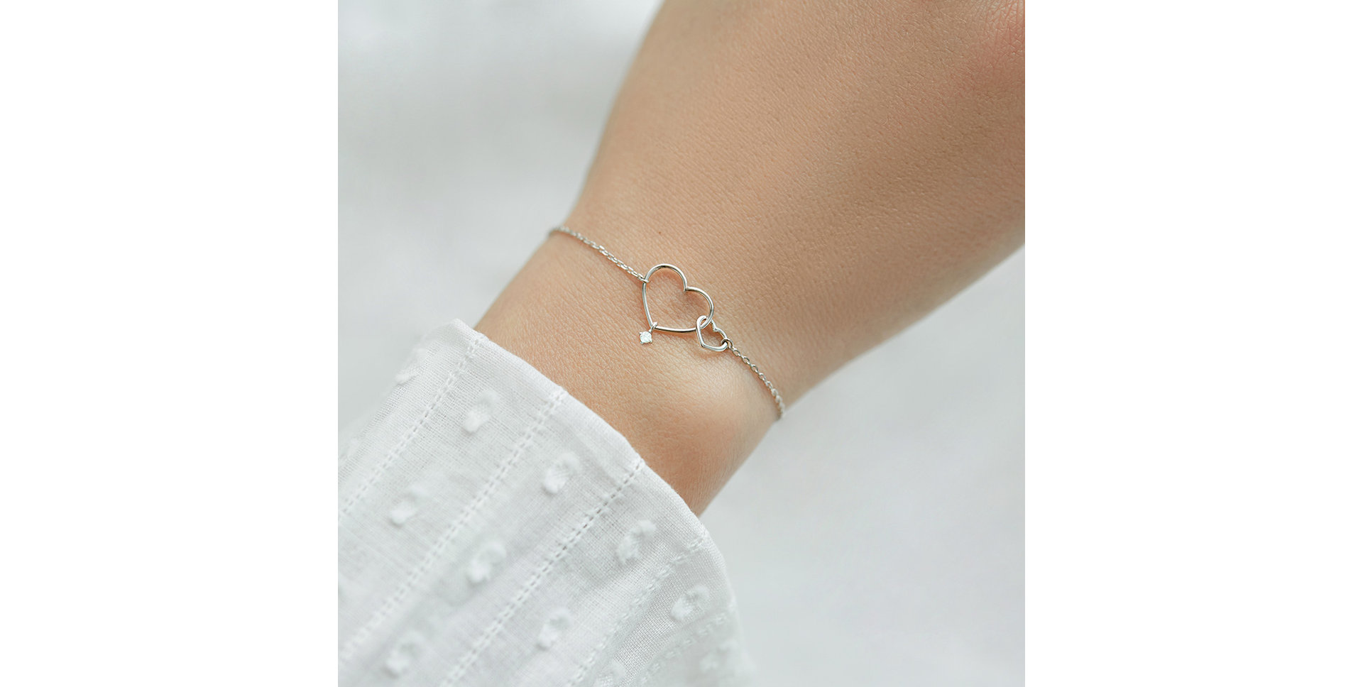 Náramok s diamantom Affection Love