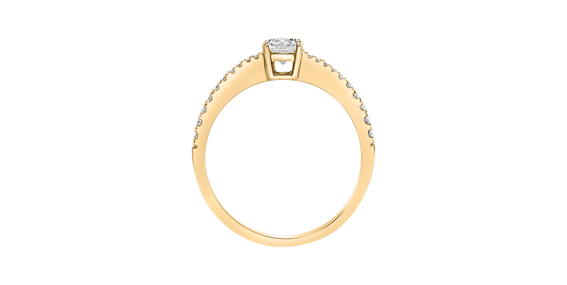 Prsteň s diamantmi Glittery Love