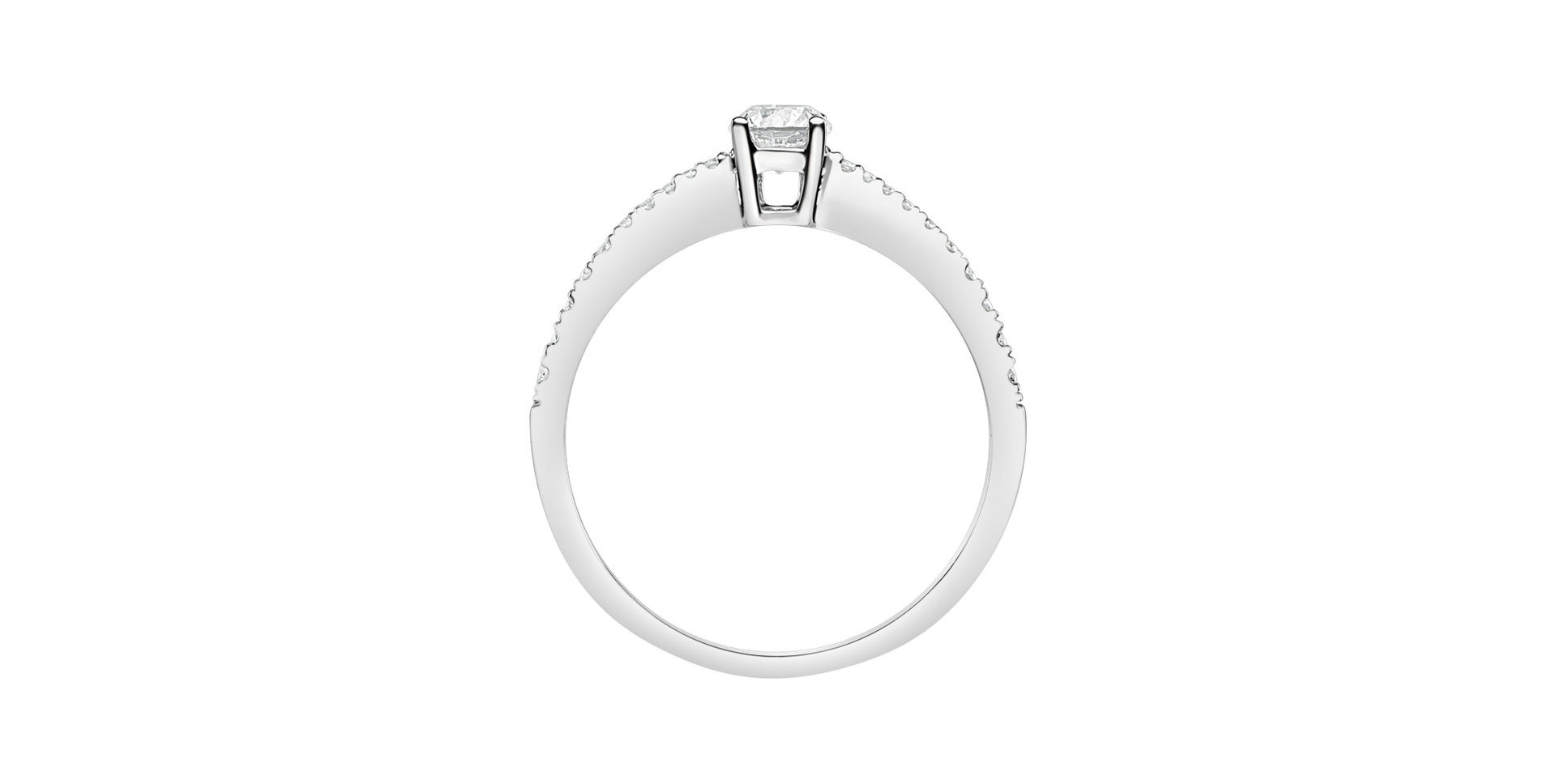 Prsteň s diamantmi Glittery Love