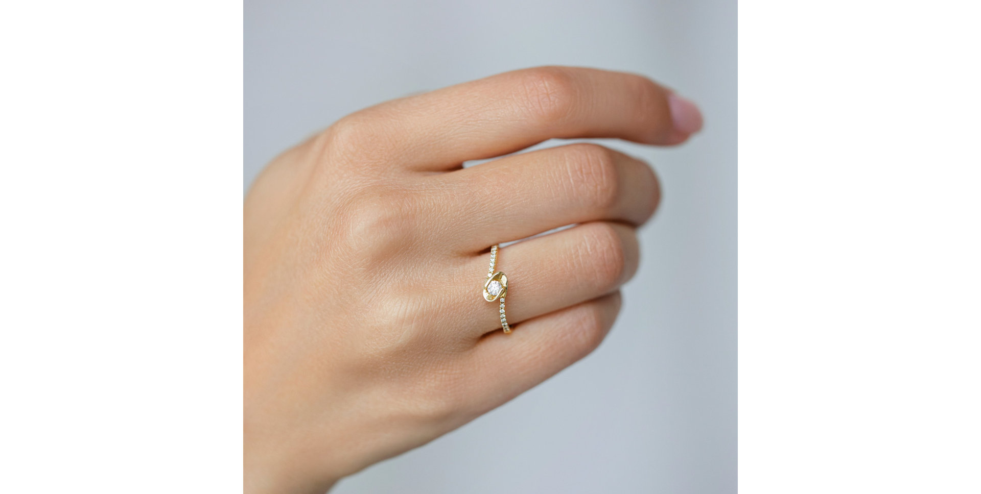 Prsteň s diamantmi Dazzling Love