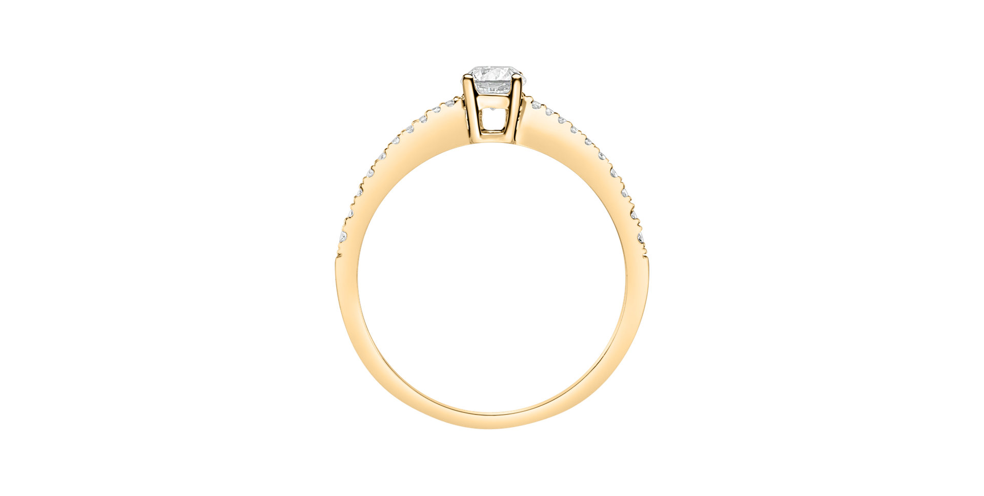 Prsteň s diamantmi Glittery Love