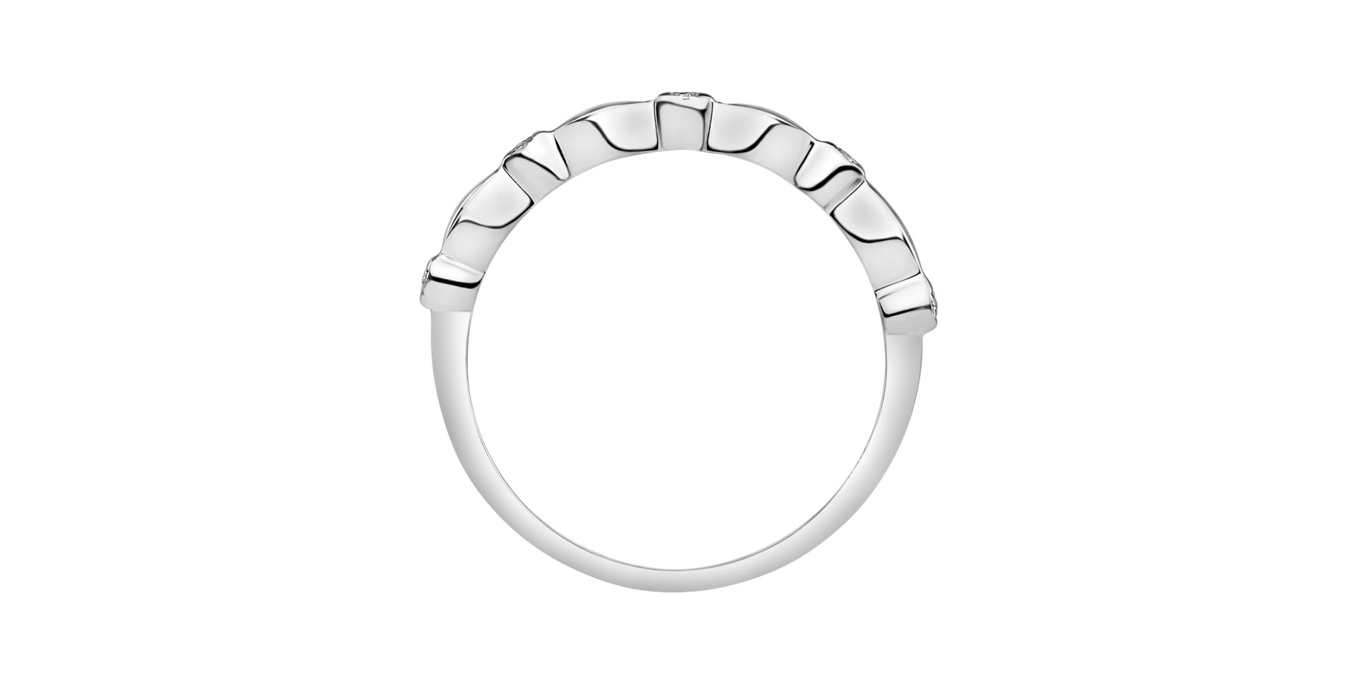 Prsteň s diamantmi Simplicity