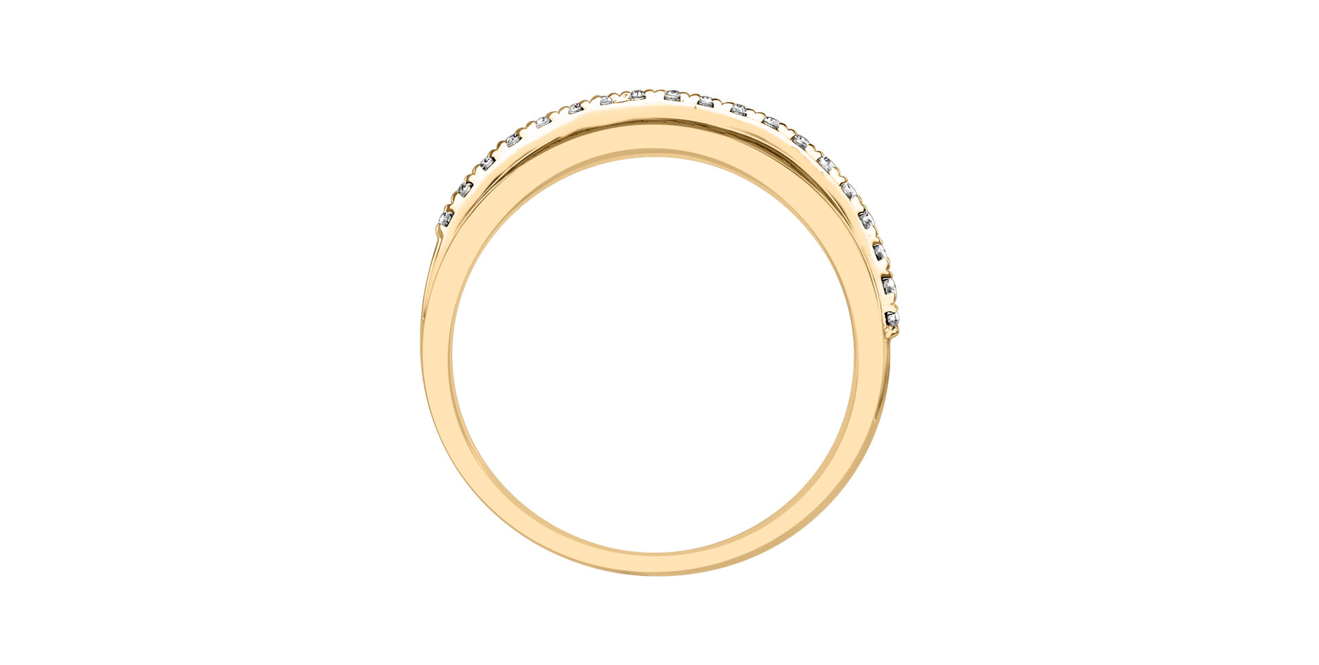 Prsteň s diamantmi Breathtaking Line