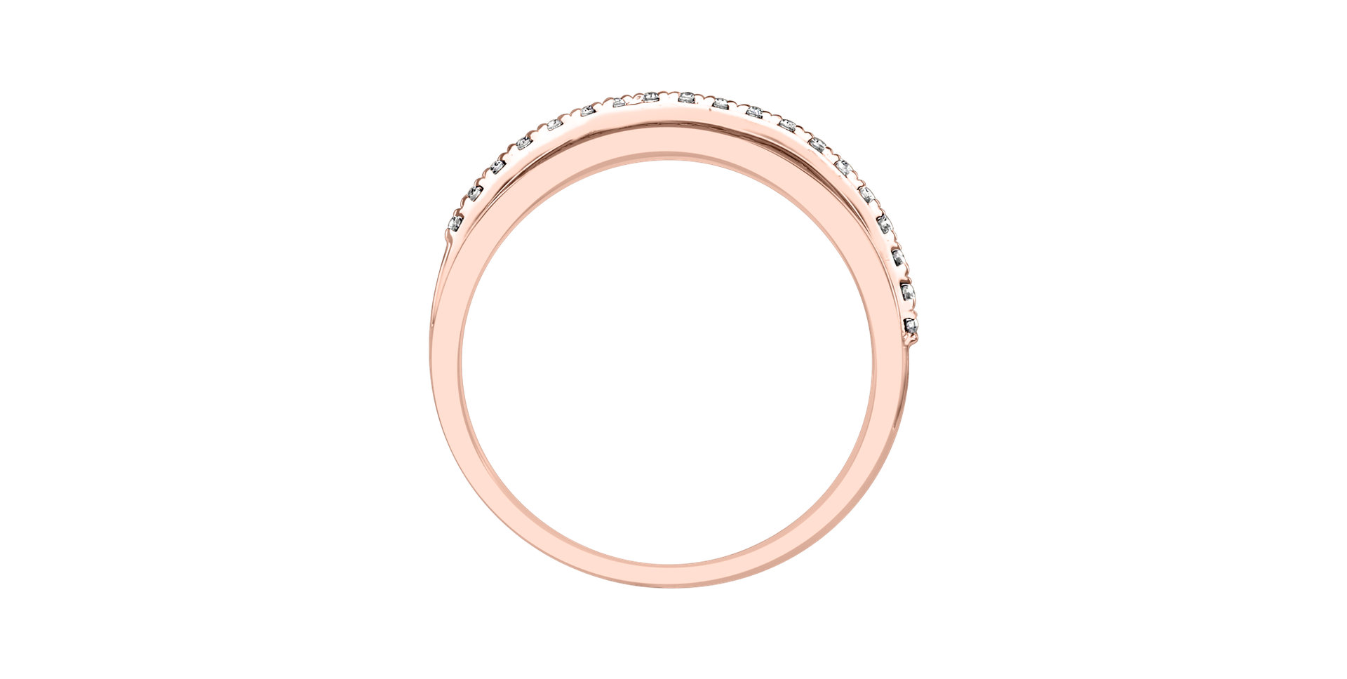 Prsteň s diamantmi Breathtaking Line