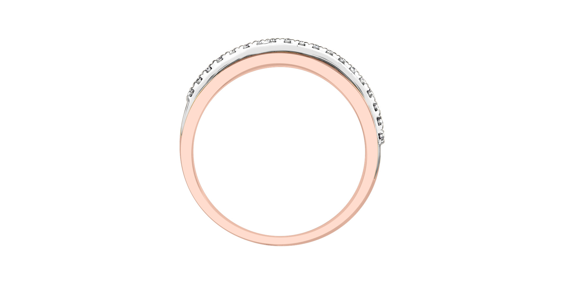 Prsteň s diamantmi Breathtaking Line