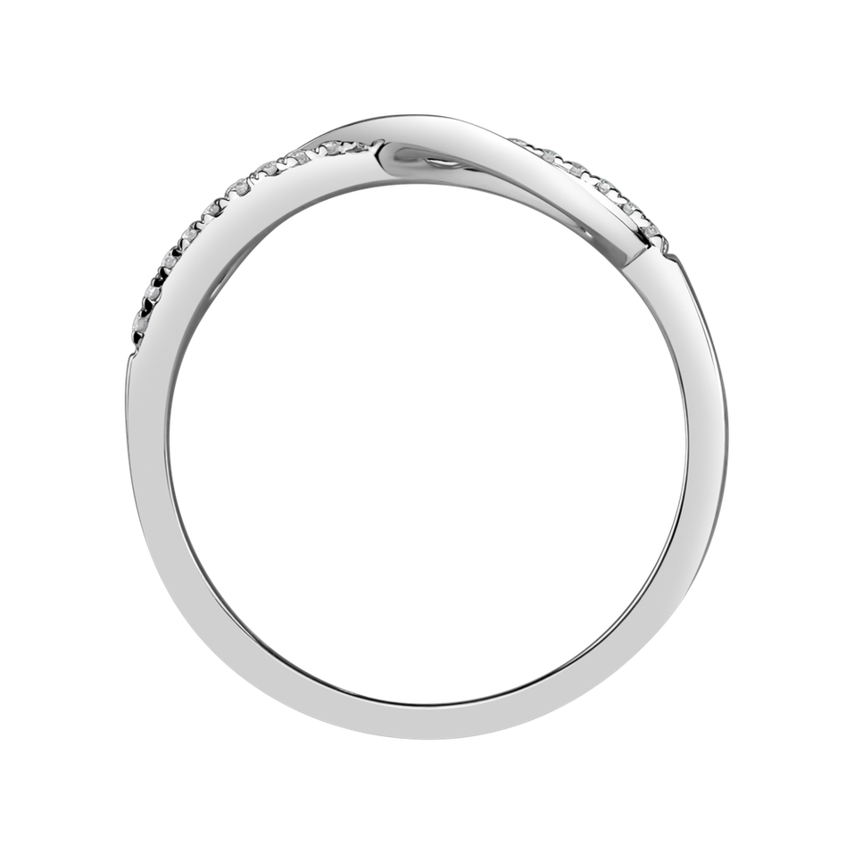 Prsteň s diamantmi Infinity