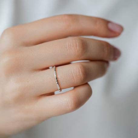 Prsteň s diamantmi Simplicity