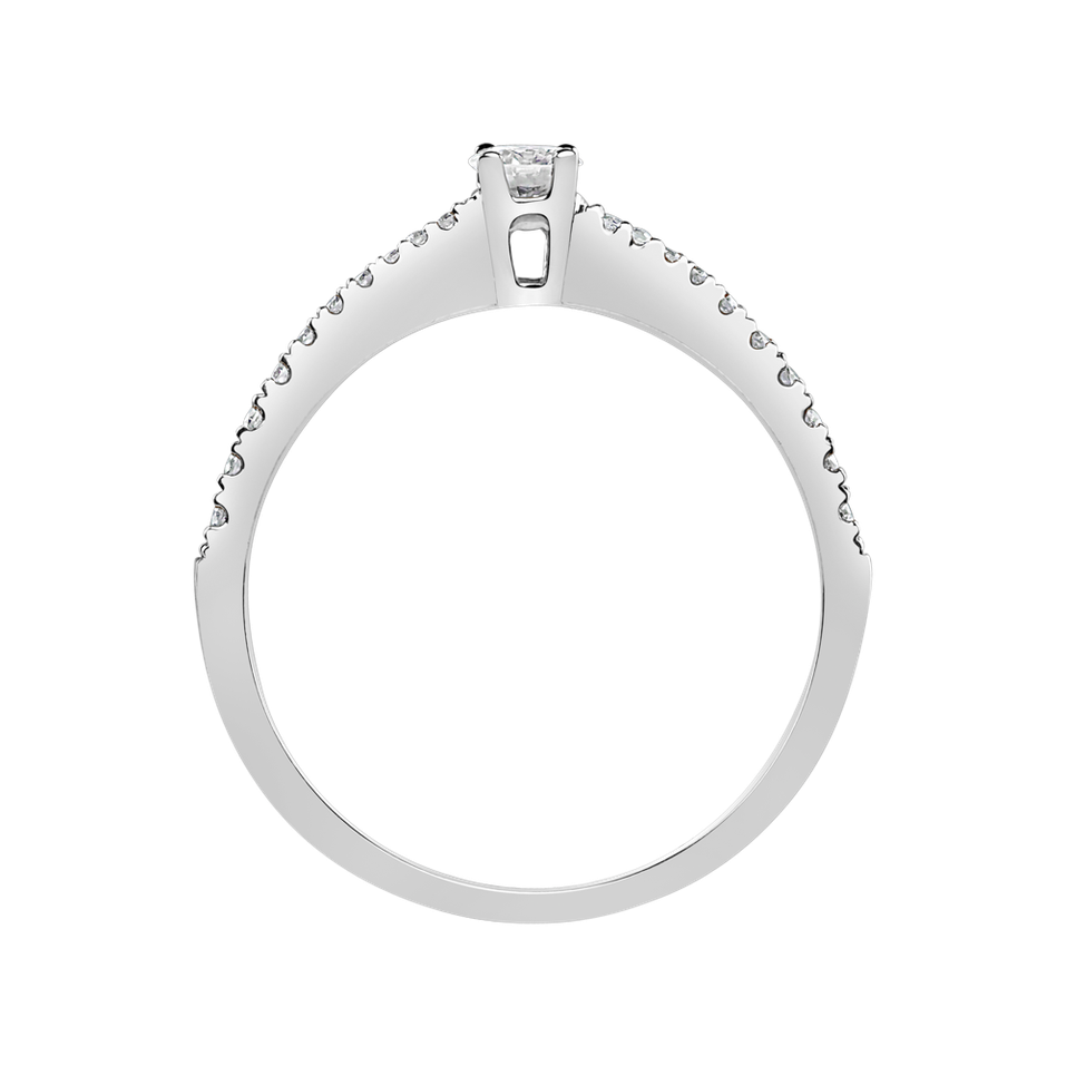 Prsteň s diamantmi Glittery Love