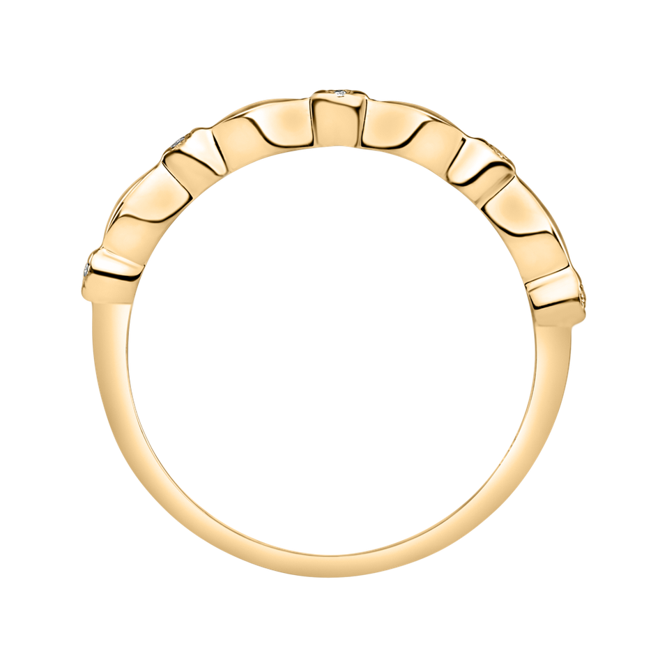 Prsteň s diamantmi Simplicity