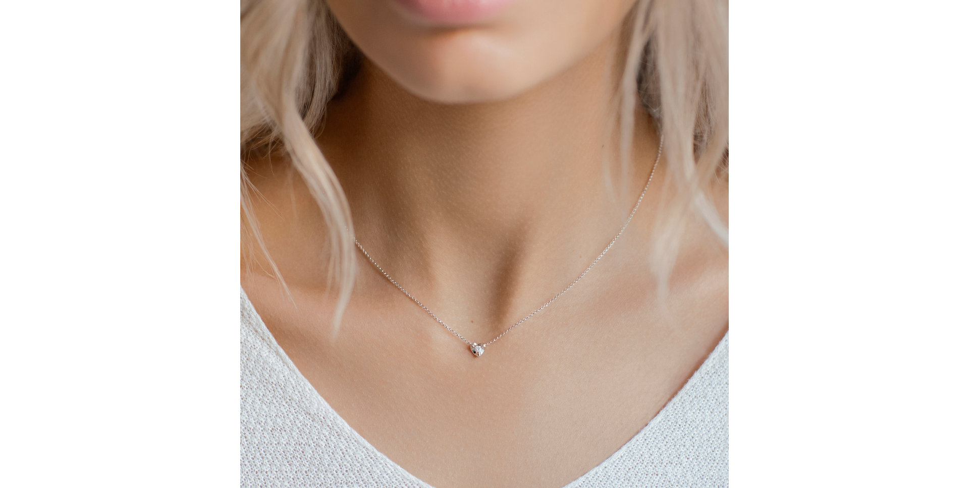 Náhrdelník s diamantom Strong Love