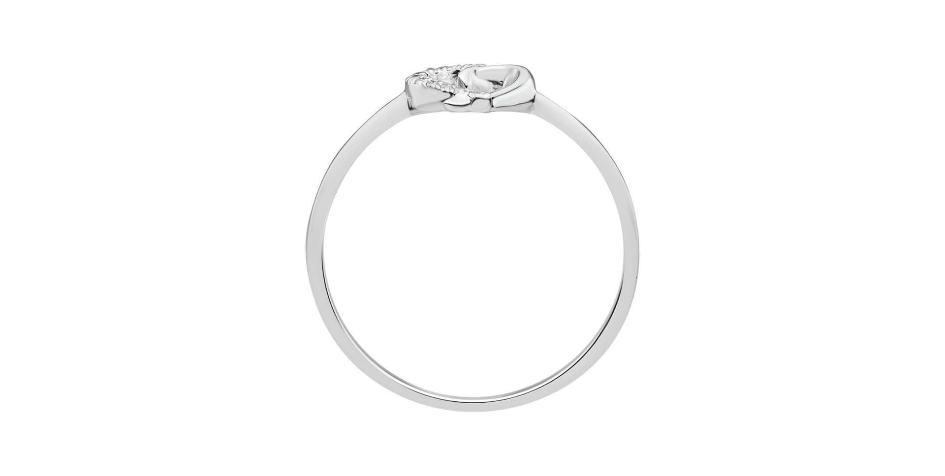 Prsteň s diamantmi Sparkling Heart