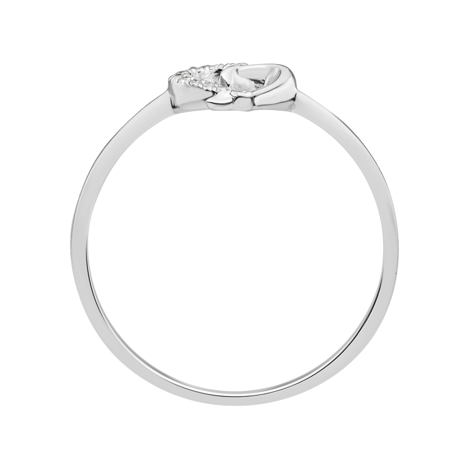 Prsteň s diamantmi Sparkling Heart