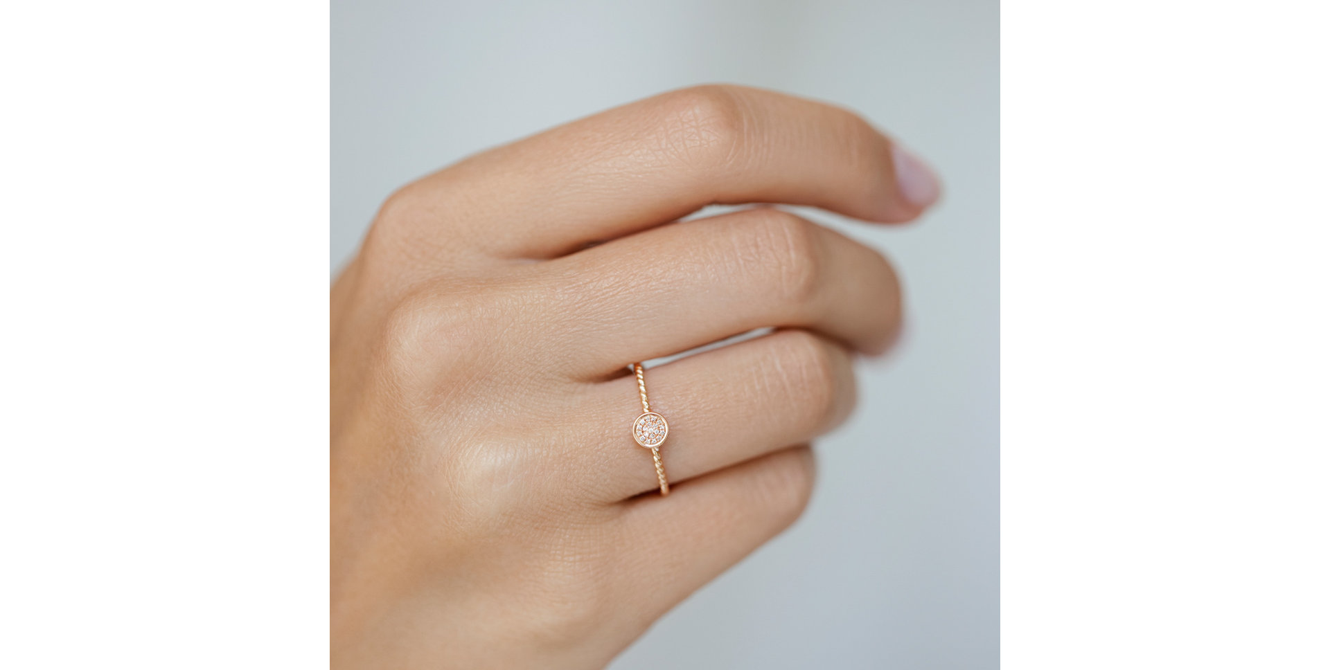 Prsteň s diamantmi Endless Circle