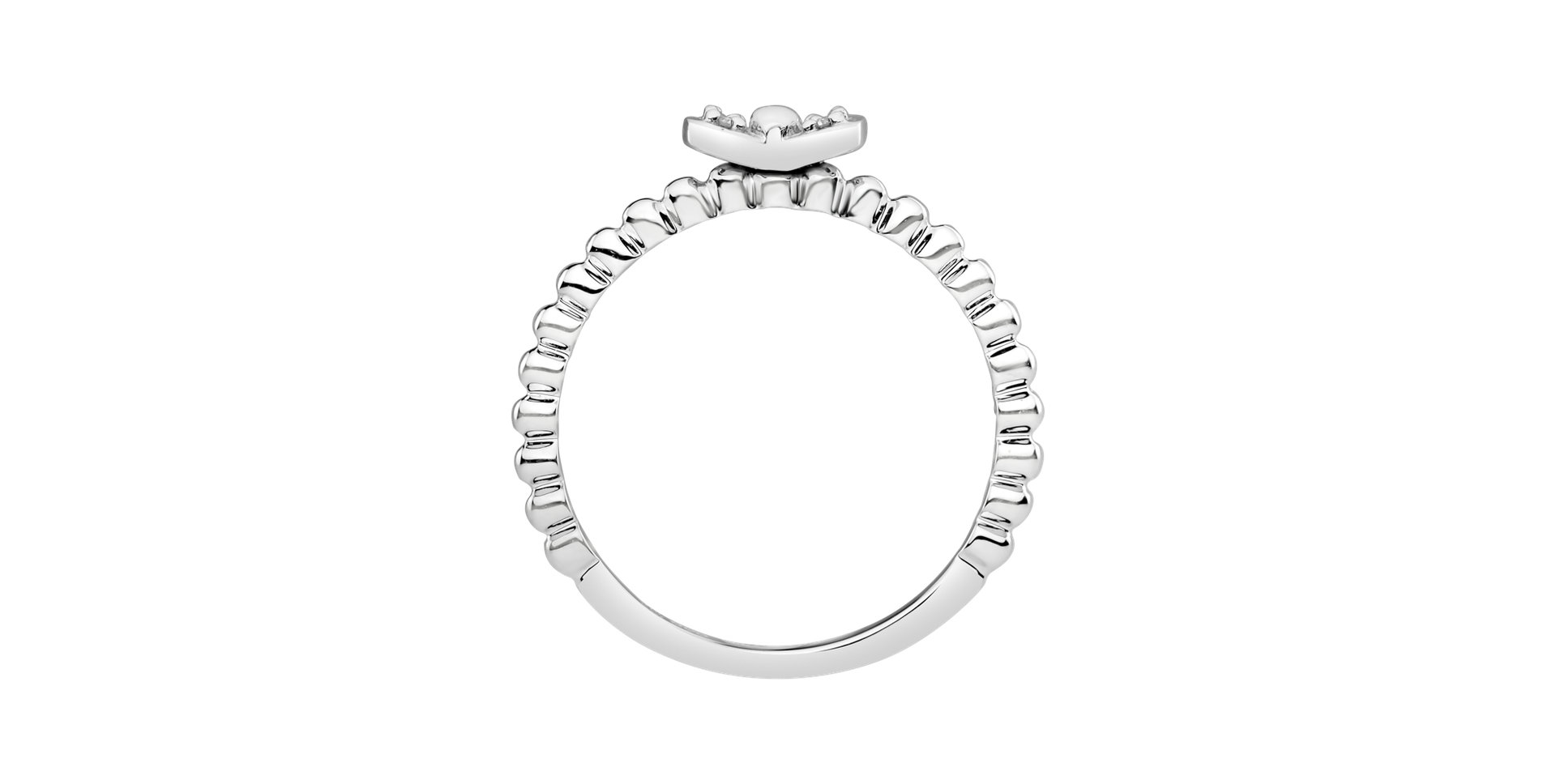 Prsteň s diamantmi Fairytale Ribbon