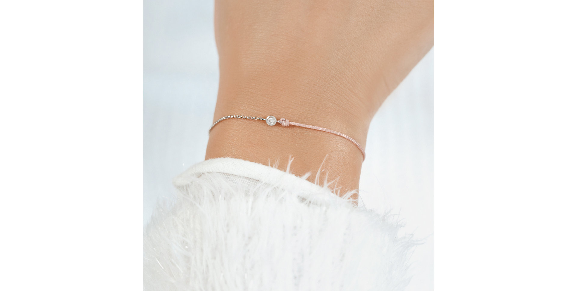 Diamantový náramok so šnúrkou Effect Diamond