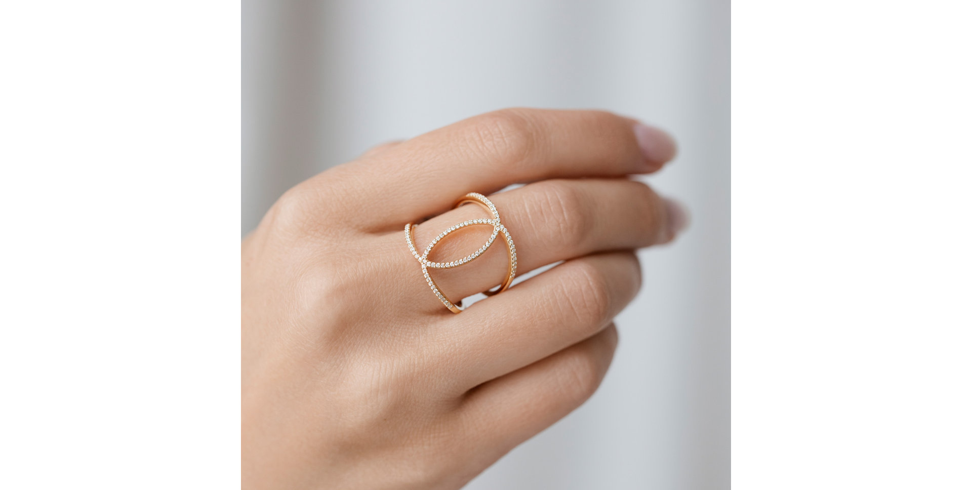 Prsteň s diamantmi Diamond Galaxy