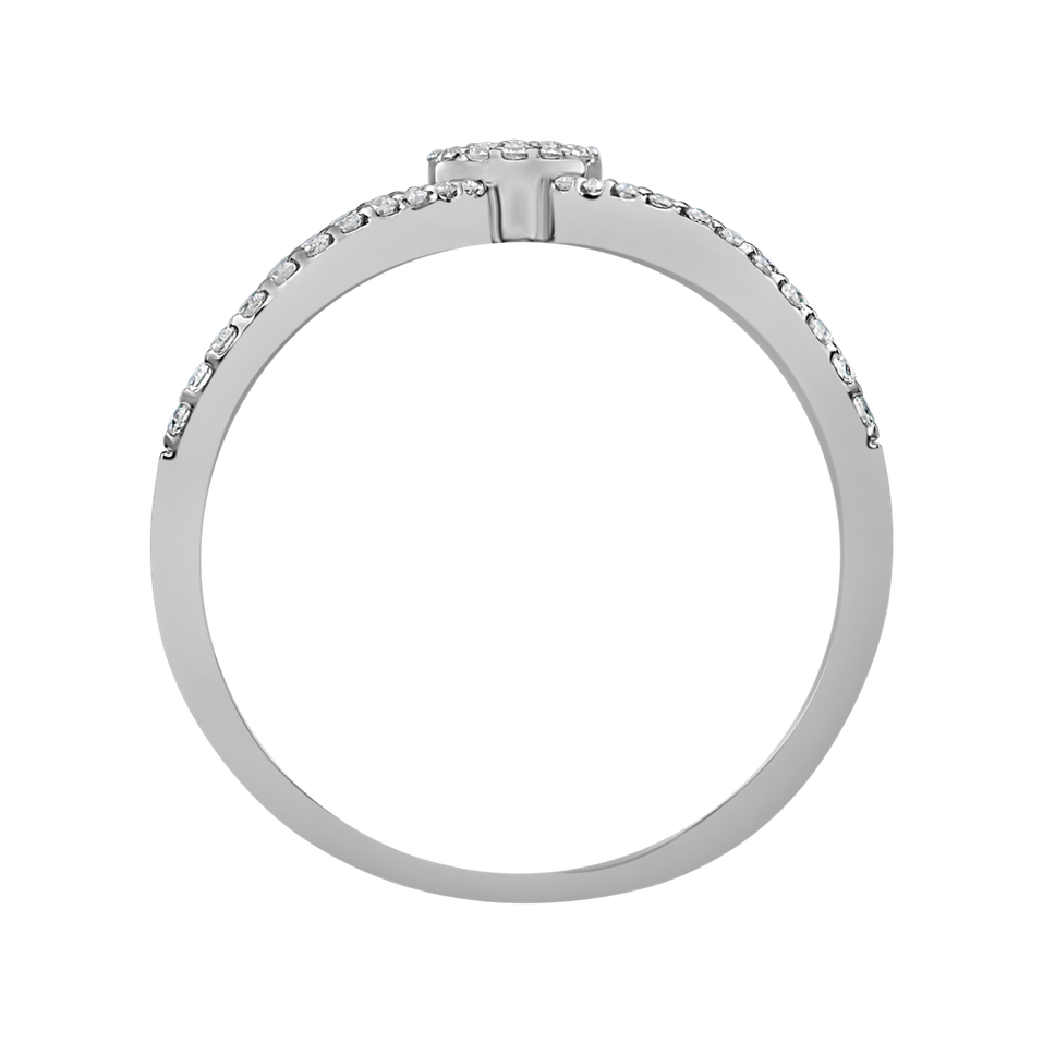 Prsteň s diamantmi Lustrous Charm