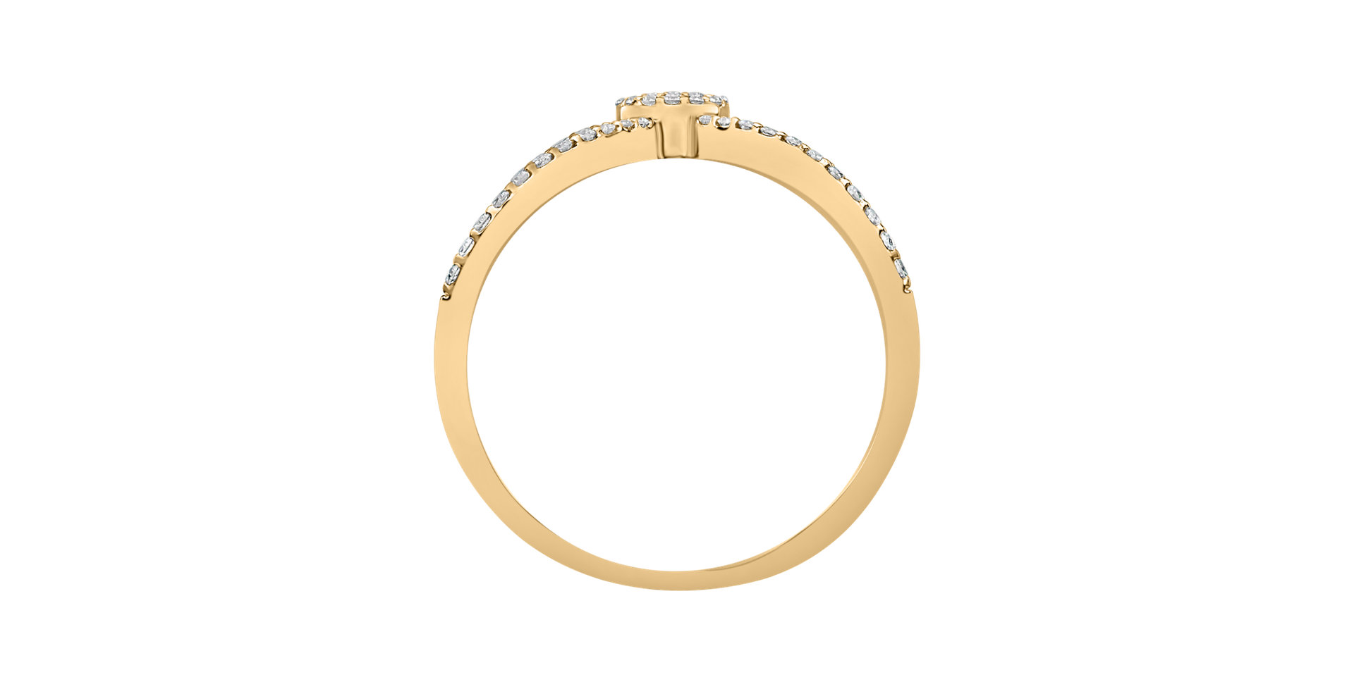 Prsteň s diamantmi Lustrous Charm