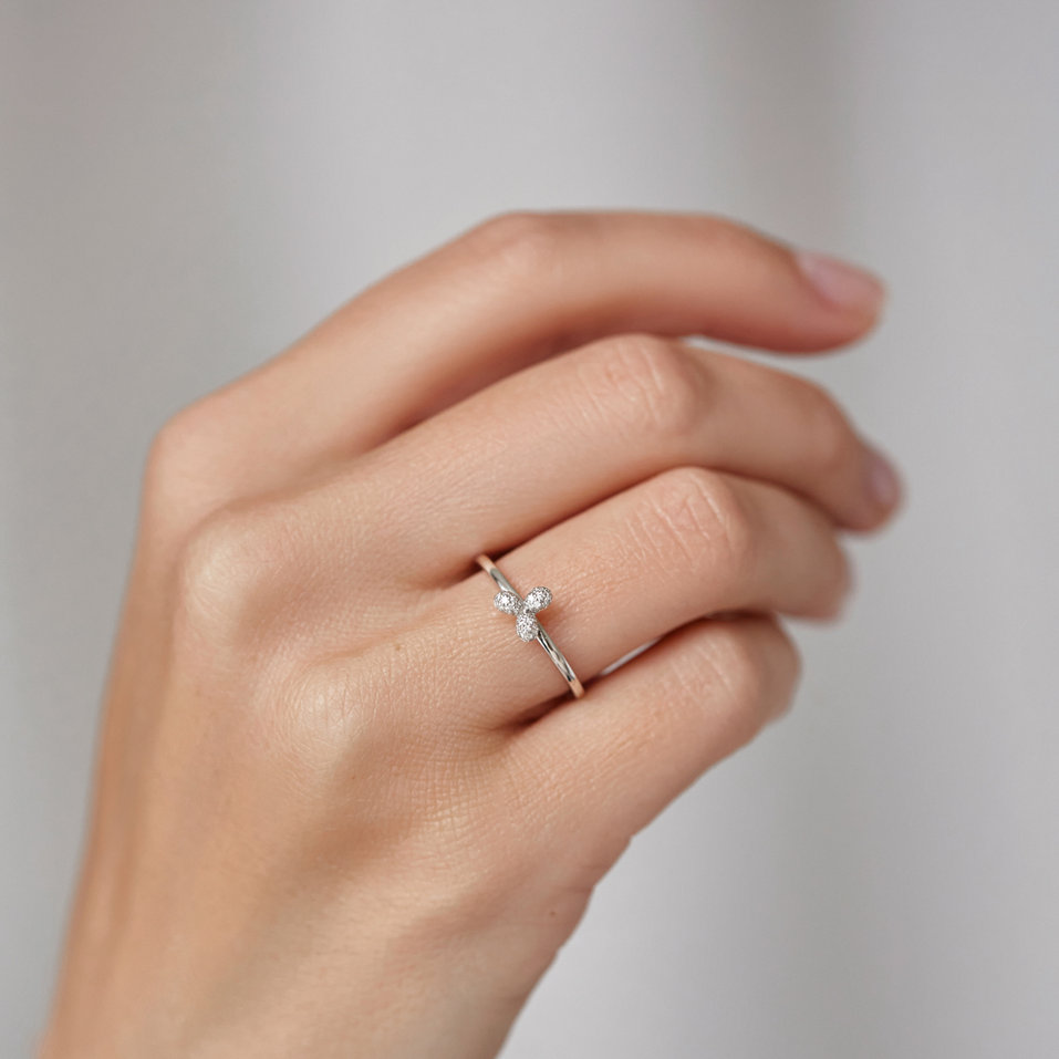 Prsteň s diamantmi Nature Beauty