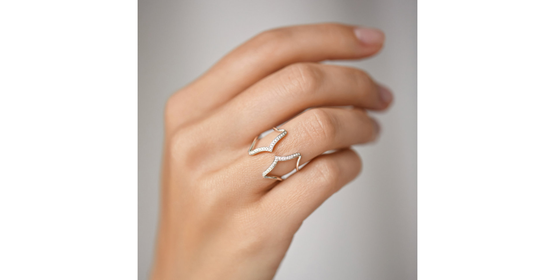 Prsteň s diamantmi Gracious Will