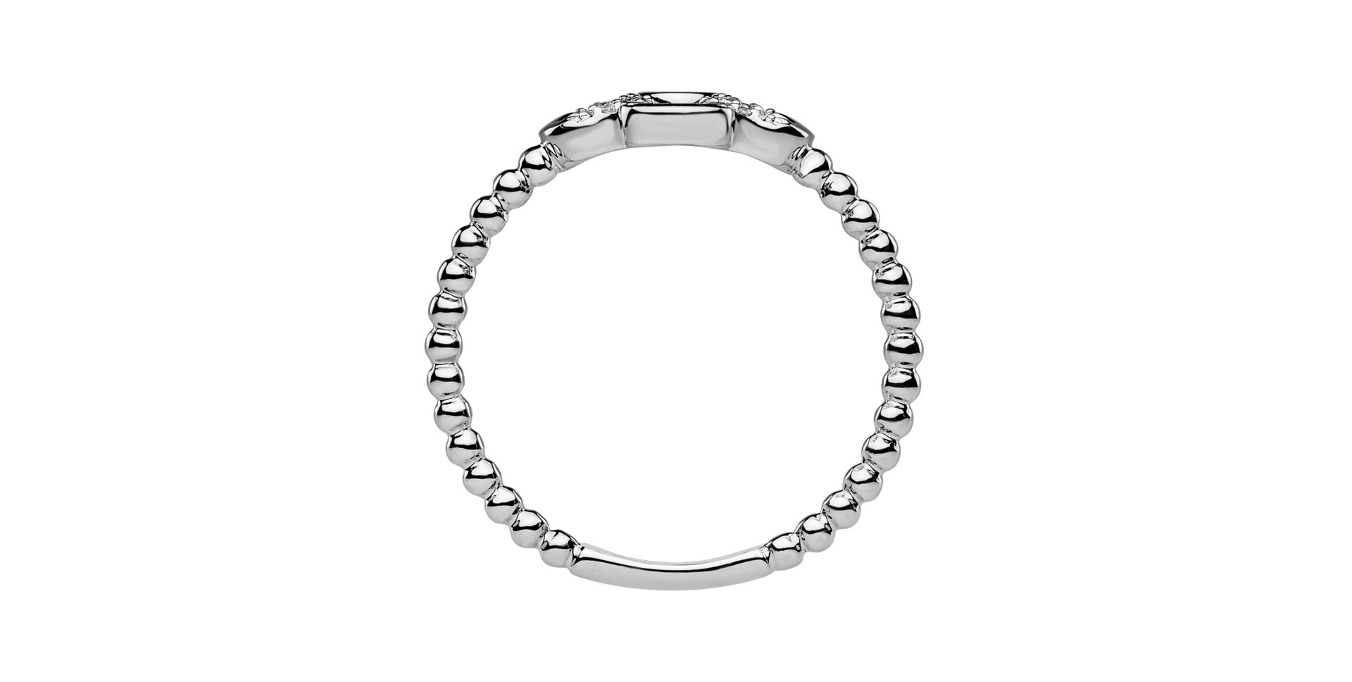 Prsteň s diamantmi Shiny Petals