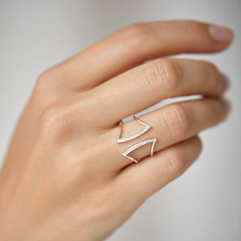 Prsteň s diamantmi Loyal Belle