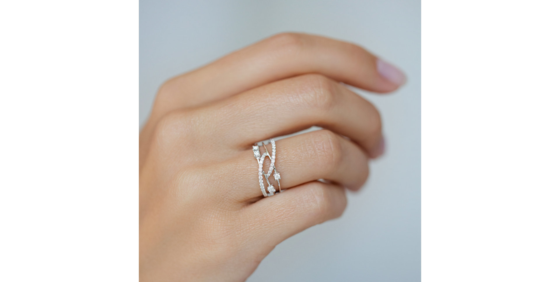 Prsteň s diamantmi Eternal Elegance