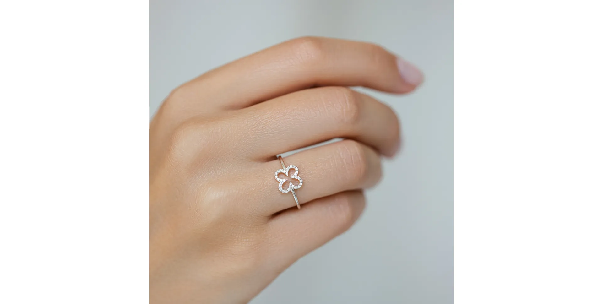 Prsteň s diamantmi Glamour