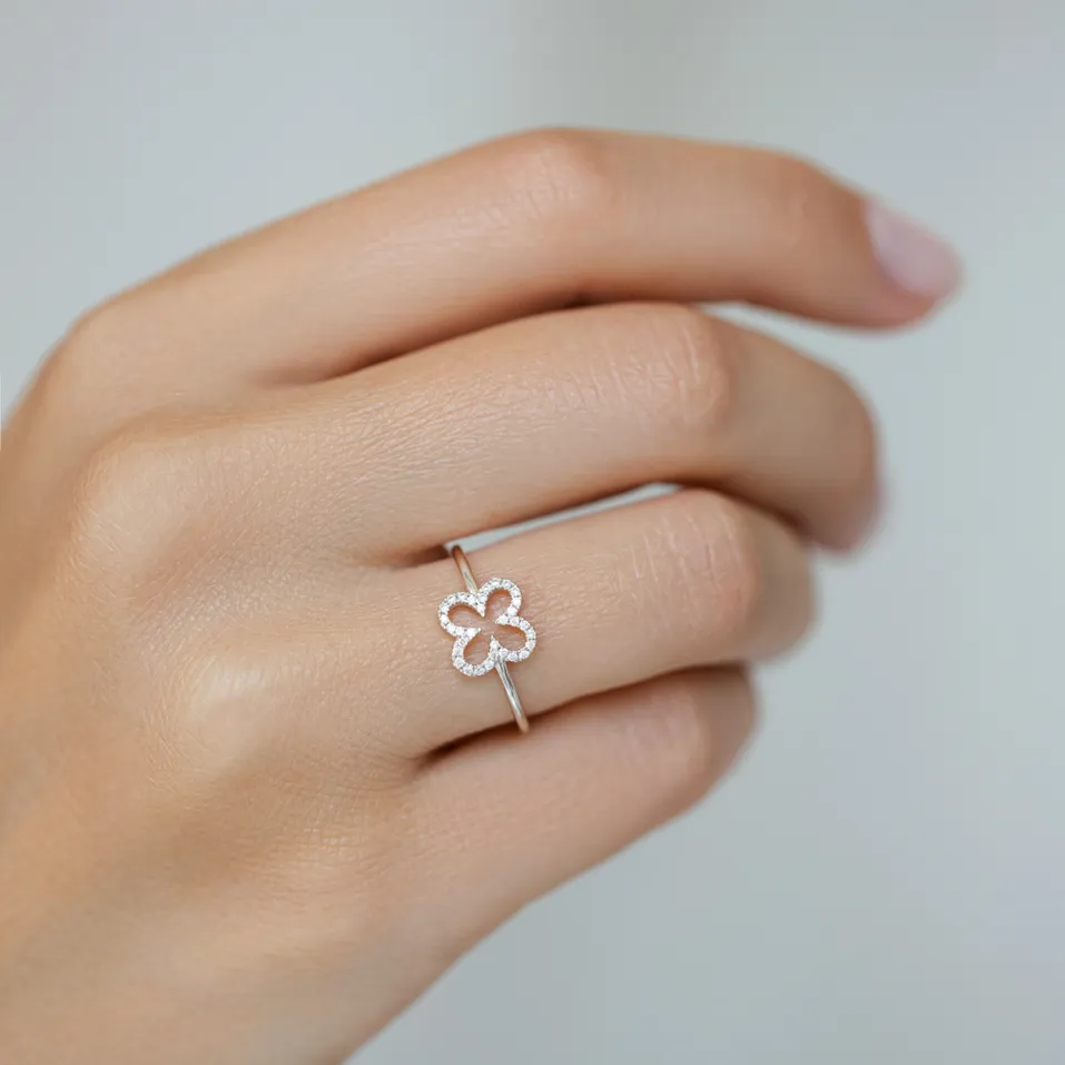 Prsteň s diamantmi Glamour